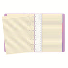 Cahier de notes rechargeable de Filofax - 8-1/4 x 5-3/4po - Orchidée - 112 pages-Couverture orchidée aspect cuir