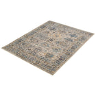 ECARPETGALLERY - Tapis Bolivia Yalameh Bleu, Ivoire 6'7" x 8'6"-Style Bordé, De Transition