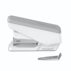 Agrafeuse antimicrobienne Fellowes LX840 EasyPress demi-bande - Blanc-Extracteur d'agrafes amovible intégré