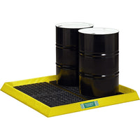 Enpac, Postes De Travail Flexibles Spillpal Sans Grille, Cap De Déversement 29 Gal. Us, 4' Lo X 4' La X 3po H-Hauteur 3po