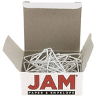 JAM Paper - Trombones croisés, blanc, 2 paquets de 25 (332BYWHG)-Quantité : 15 trombones par boîte