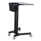 TygerClaw – Chariot mobile pour PC, 25,6 x 19,7 x 42,1 (po), noir-Gestion des câbles