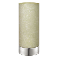 Eglo - Myna lampe de table avec interrupteur tactil - 9" - nickel mat-Lampe de table
