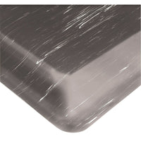 Wearwell – Tapis Tile-Top AM nº 420, 2 pi x 3 pi, gris-Particulièrement efficace dans les zones où l'exposition aux micro-organismes et aux produits chimiques est courante