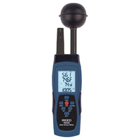 REED R6200 Compteur de contrainte thermique WBGT-Alarme visible (DEL) si les valeurs max/min sont dépassées