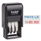 Trodat - Timbre encreur Printy 4850 - "PAYÉ LE"-Taille compacte