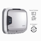Purificateur d’air Fellowes AeraMax Pro PureView AM 3 PC, inox-Le seul purificateur d’air qui réagit automatiquement au taux d’occupation et au niveau de qualité de l’air et qui vous indique ensuite quand l’air est pur.