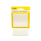 Post-it - Feuillets transparents - 2-7/8 po x 2-7/8 po - 36 feuillets/bloc-Excellent pour écrire des notes dans des manuels scolaires là où vous deviez voir le texte en dessous