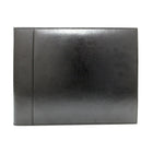 Ashlin® – Porte-certificat double RUSKIN, paysage, noir, (CERTIF22-00-01)-Similicuir noir minuit, matériau végétalien d'ASHLIN®