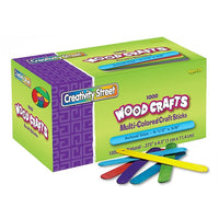 Chenille Kraft - Bâtons de bricolage Ck377502 variés, 4,5 x 0,38 po, 1000/paquet-Bâtons de bricolage pour les projets artisanaux de votre enfant