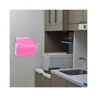 Azar Displays – Pochette murale simple pour dossier avec montant mural, transparent, 4/paquet (250025)-Acrylique transparent