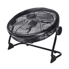 Ecohouzng - Ventilateur de plancher portatif rechargeable de 16 po-Le noir