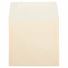 JAM Paper Enveloppes translucides, 6,5 x 6,5 po, ocre printanier, 250/paquet-Intérieur vierge où écrire un mot personnalisé
