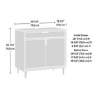 Sauder - 433360 La Collection Clifford Place Base de bibliothèque - Finition Natural Maple-10