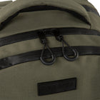 Bugatti - Collection Outland Sacs à dos, polyester ultraresistant, Khaki-Section rembourree avec fermeture eclair au dos du sac, pour votre ordinateur portable ou votre tablette electronique (jusqu'à 15 pouces)