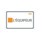 L'Equipeur â€“ Carte-cadeau de 50 $-Les récompenses Air Miles ne s'appliquent pas sur l'achat de cartes-cadeaux.