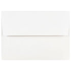 JAM Paper - Enveloppes format livret à rabat droit et fermeture gommée, 5 1/4 po x 7 1/4 po, blanc, paq./1000-Blanc