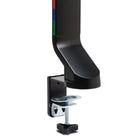 Kensington - Bras compact pour moniteurs doubles SmartFit - noir (55513)-Design unique facilitant le réglage de l’écran, même dans les espaces restreints