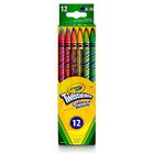Crayola Crayons de couleur Twistables - 6 paquets de 12 crayons-Qu'ils utilisent la mine de crayon de 2 mm pour dessiner des lignes complexes ou mélanger les couleurs dans un coucher de soleil, les enfants auront toutes les couleurs dont ils ont besoin pour créer des illustrations vivantes