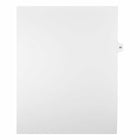 Mark Maker – Onglets séparateurs juridiques blancs, 1/15 onglets, format lettre, sans trous, numéro 20, 25/paquet-Onglets séparateurs blancs, 1/15 onglets