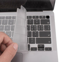 JCPal – Protecteur de clavier transparent FitSkin pour MacBook Air 13 po (modèle 2020)-Traitement antimicrobien