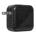 Targus - Chargeur mural GaN USB-C/USB-A de 65 W - Noir-Classé ignifuge, conforme UL