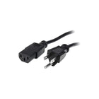 StarTech Câble dâââ€š¬ââ€ž¢alimentation PXT10112 de 12 pi-La prise NEMA 5-15 (Amérique du Nord) et les ports d’alimentation IEC 60320 C13 facilitent la connexion entre votre appareil et une source d’alimentation
