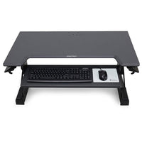 Ergotron - Poste de travail assis-debout WorkFit-TL, noir (33-406-085)-Convertisseur de bureau en position debout