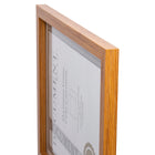 CTG – Cadre grain de bois pour document (8,5 po x 11 po), 12 pièces, brun caramel-Matériau: les cadres pour documents sont fabriqués en plastique de haute qualité, durable et léger avec une finition mate pour créer un look élégant et riche