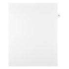 Mark Maker – Onglets séparateurs juridiques blancs, 1/15 onglets, format lettre, sans trous, numéro 78, 25/paquet-Onglets séparateurs blancs, 1/15 onglets