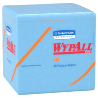Essuie-tout de nettoyage et de séchage jetables WypAll L40, 56 feuilles par paquet, bleus-56 feuilles/paquet