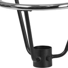 Flash Furniture Anneau de pied pour base de table à hauteur du bar avec anneau de colonne de 3,25 pouces - 16 pouces de diamètre-Un bon soutien des jambes favorise une meilleure posture