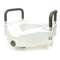 Bios – Siège de toilette surélevé Living, sans outils-Le siège de toilette surélevé avec pince de serrage se fixe aisément à la plupart des toilettes, sans outils. Construit en plastique moulé confortable, il est facile à nettoyer et d'une grande durabilité