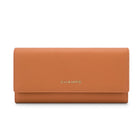 Champs - Portefeuille extensible trifold RFID - Brun-Faux cuir, marron