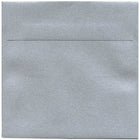JAM Paper Enveloppe Stardream à effet métallisé, 6,5 x 6,5 po, argenté, 50/paquet-Enveloppes Stardream en papier argenté à effet métallisé