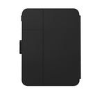 Speck Balance Folio pour iPad Mini (2021) - Noir/Noir-Le bouclier magnétique de la caméra se met en place
