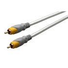 Electronic Master – Câble vidéo RCA mâle à mâle de 12 pi, 2,8 x 6,3 x 9,5 po, gris-Câbles abordables de grande qualité permettant d’obtenir la meilleure qualité d’image que votre système peut fournir