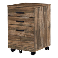 Monarch Specialties - 7782 Classeur 3 Tiroirs - Faux Bois Brun-Une grande surface pour aussi être utilisé comme meuble d'imprimante. Ce classeur à documents sur roues comporte 2 tiroirs de format lettres pour y ranger des livres, enveloppes ou autres documents et 1 grand tiroir de format légal