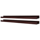 nexxt – Tablette pour cadres Edge FN00403-1MC, 44 po x 4 po, espresso, paq./2-Matériau: les étagères murales flottantes sont faites de panneaux de fibres de bois à densité moyenne (MDF) de haute qualité et durables qui assurent la stabilité. Comptez sur l'étagère pour garder vos articles sains et saufs, avec une finition visuellement agréable