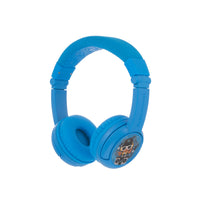 BuddyPhones Play+ Casque Bluetooth - Beu-Style de casque sur l'oreille pour les enfants avec SafeAudio
