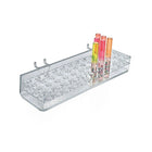 Azar Display – Plateau 48 compartiments ronds pour mascara et cosmétiques pour panneau perforé, 0,5 diam. 2/paquet (225548)-Dimensions : 1 7/8 haut. x 12 larg. x 3 3/4 prof. (po)