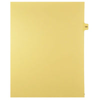 Markmaker - 25 tabs/PQT,5 PQT/Boite, Intercalaires imprimes Legal, Chamois, 1/15th coupe| format lettre, sans trous, Numero 109-Intercalaires imprimes Legal