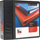 Staples® – Reliure de présentation robuste à anneaux en D, 4 po, noir-Anneaux sans interstice Gap Free pour un bon alignement