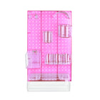 Azar - Kit d'organisateur de mur de panneaux perfacturés de 10 pièces avec un panneau et un assortiment accessoire - rose-Vendu en multiples de: 1