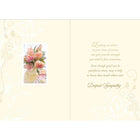 Rosedale – Cartes et enveloppes formelles « With Sincere Sympathy In This Time Of Loss » 5 1/2 x 8 (po) 12/paquet (17502)-Cartes de souhaits de qualité comparable à celles qu’on retrouve dans un magasin spécialisé