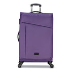 Club Rochelier - Ensemble de 3 bagages souples - Violet et Lilas-Intérieur: Sangles croisées de sécurité, Compartiment intérieur zippé, Poche intérieure en filet