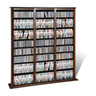 PrepacMC – Tour de rangement triple largeur, espresso-Espresso