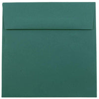 JAM Paper Enveloppes carrées de 6,5 x 6,5 po, bleu sarcelle, 250/paquet-Enveloppes d’invitations
