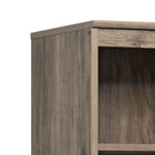 Prepac - Meuble de rangement étroit pour vestibule - gris vieilli-Grand compartiment (excluant la tablette) : 13 po (l.) x 56,5 po (H.) x 14,75 po (P.)