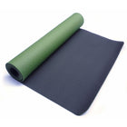 PurEarth II - L’Ultime Tapis De Yoga Éco Logique 5mm, Sauge/Marron-Technologie brevetée Tapis de yoga 3mm ECO 100% thermoplastique, élastomère et caoutchouc (TPE)